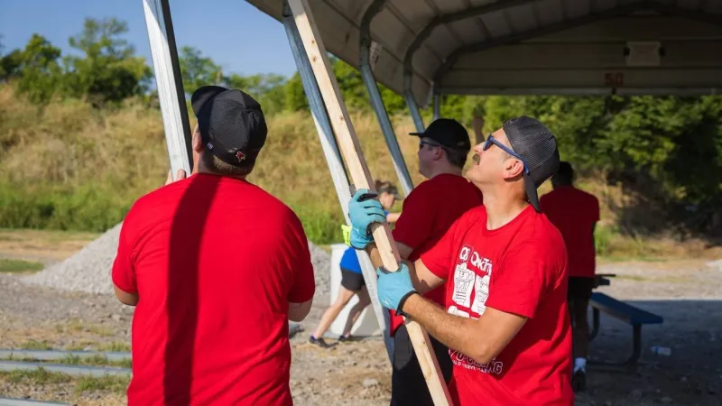 QT, United Way make upgrades to Tulsa Police Academy during Day of Caring