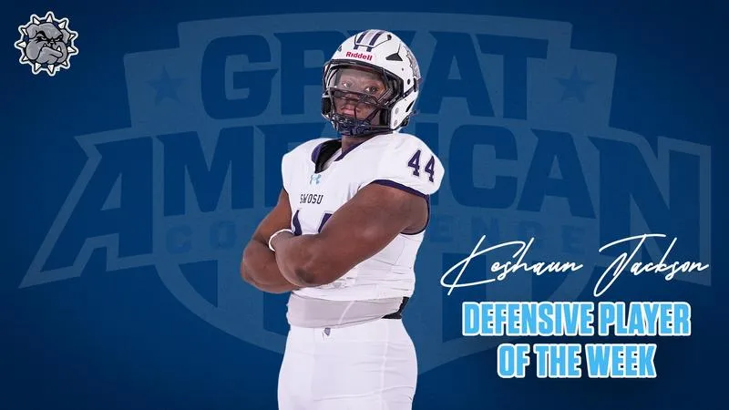 Jackson Earns GAC Defensive Player of the Week Honor