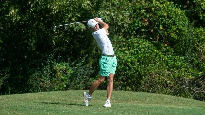 RiverHawks Hold Four-Stroke Lead at Page Belcher