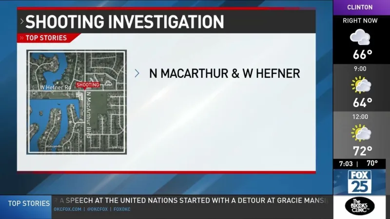 Police: One injured in northwest Oklahoma City shooting
