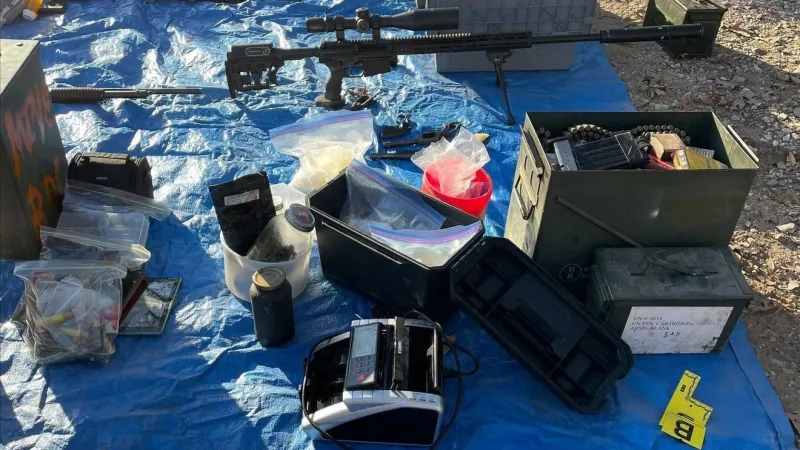 Traffic stop leads to 80-plus-year sentence on 10 armed drug trafficking counts
