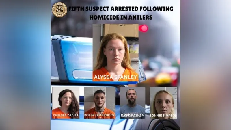 Fifth suspect arrested in Pushmataha County homicide probe as search for victim continues