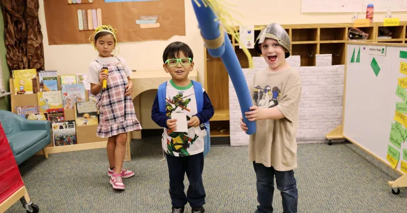 In some TPS kindergarten classrooms, learning can be play