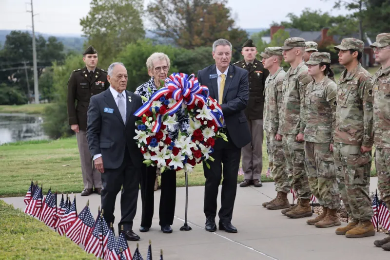 Wreath Laying Ceremony Honors OMA Cadets Killed in Action