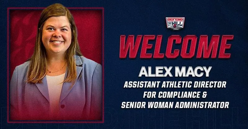 RSU Athletics Welcomes Alex Macy as Assistant Athletic Director for Compliance and Senior Woman Administrator