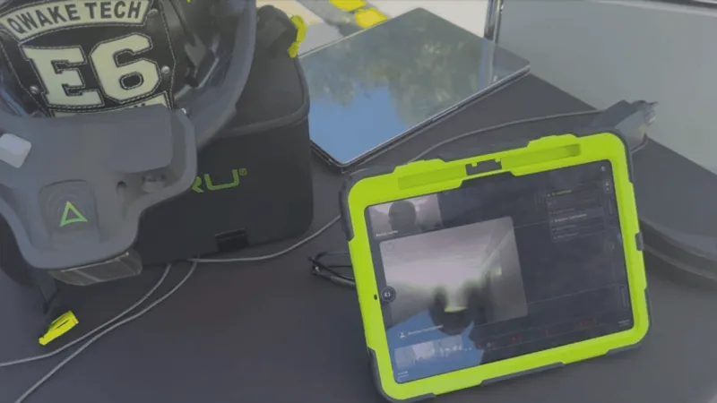 AI system mounted to helmet can help firefighters navigate through smoke