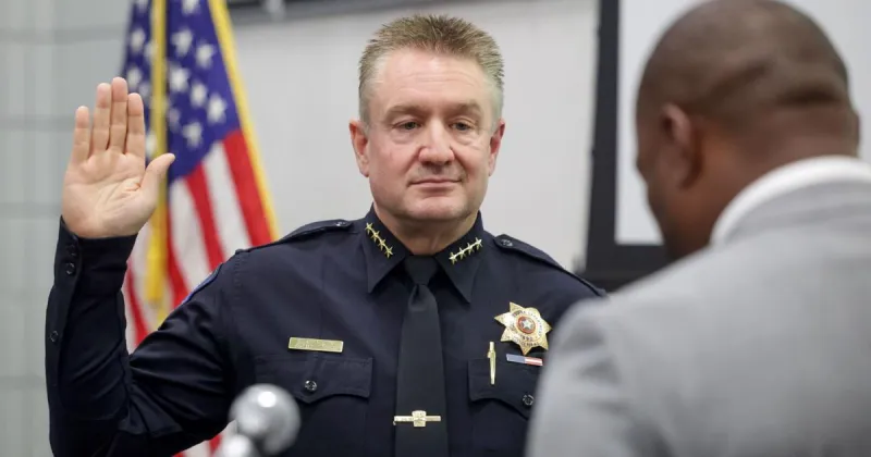 Tulsa Police Department swears Jonathan Brooks in as 42nd chief