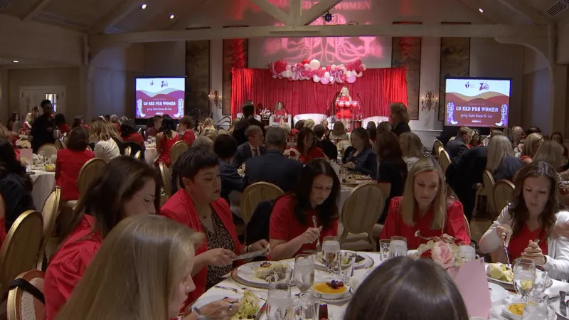Annual Go Red for Women luncheon raises awareness about women's cardiovascular health