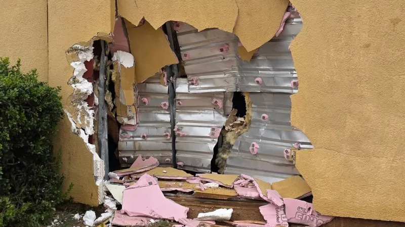 Catfish Cove in Yukon closes after vehicle crashes through building wall Tuesday