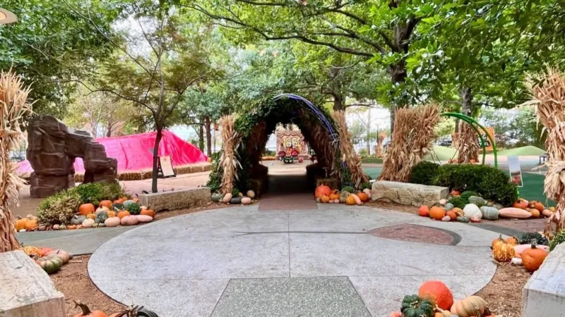 Pumpkinville takes over Myriad Botanical Gardens in Oklahoma City