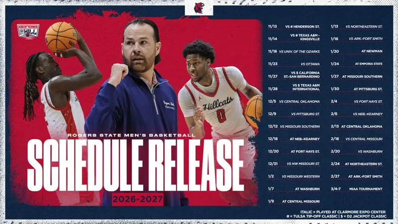 Hillcat Men's Basketball Releases 2026-27 Schedule