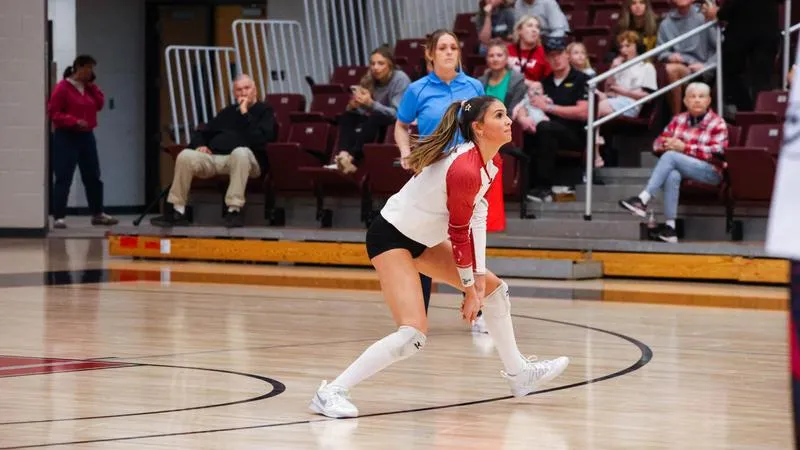 Volleyball Sweeps the Bisons in Bethany