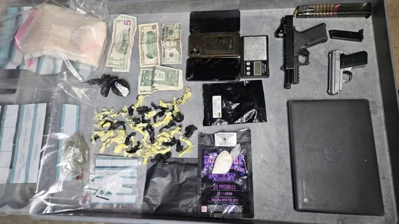 TPD arrest former felon who they say was in possession of stolen gun, drugs