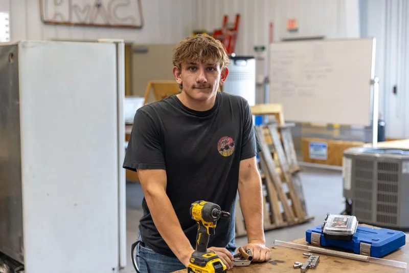 Back for More: Adult Student Advances HVAC Career at Central Tech