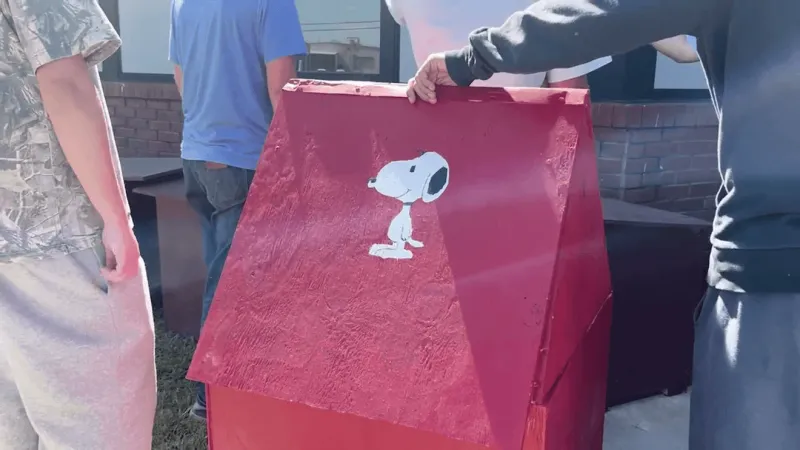 Broken Arrow students build dog houses for BARC Rescue