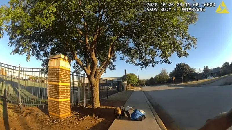 Bodycam: School resource officer detains suspect for illegally entering Oklahoma school
