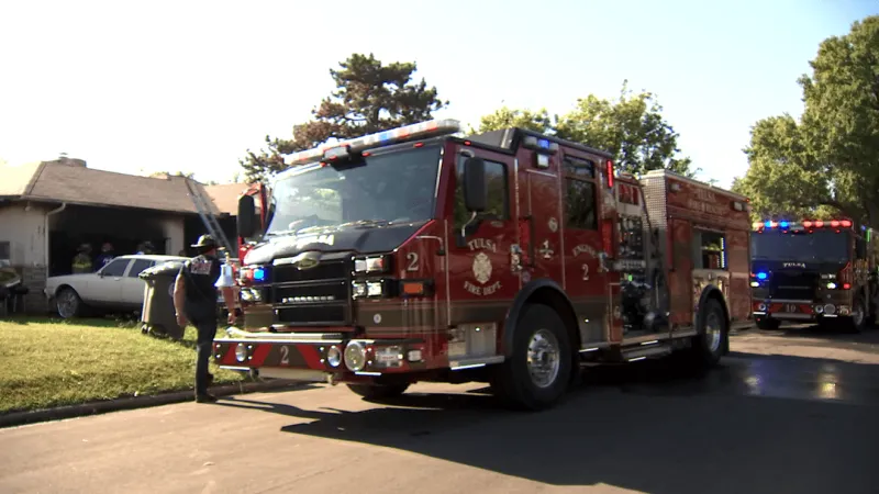 Child critically injured in north Tulsa house fire
