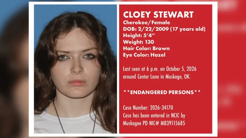 Cherokee Nation Marshal Service searching for missing 17-year-old