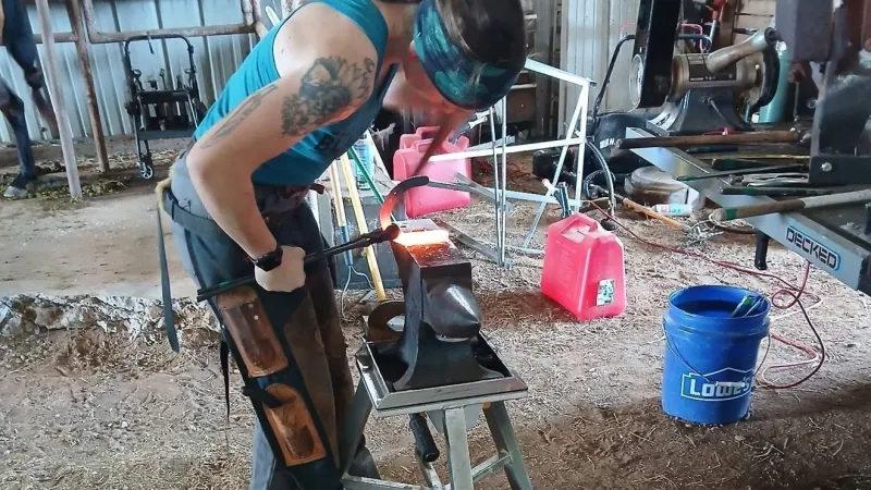 Tulsa-area veterinarian earns rare farrier certification after years of failure, practice