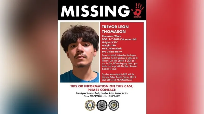 Cherokee Nation Marshal Service searches for missing 16-year-old