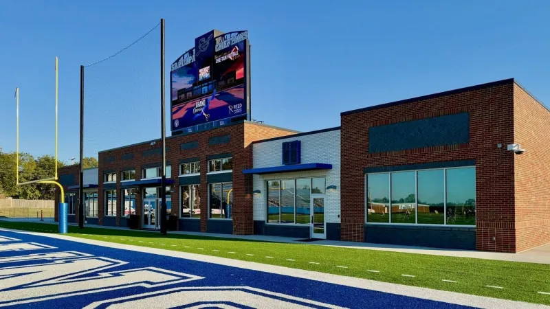 Sapulpa Public Schools unveils new end zone building