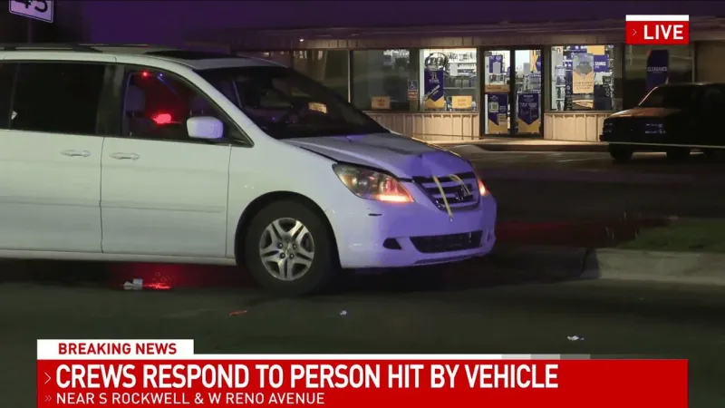 Pedestrian hit by car in Oklahoma City; victim taken to the hospital