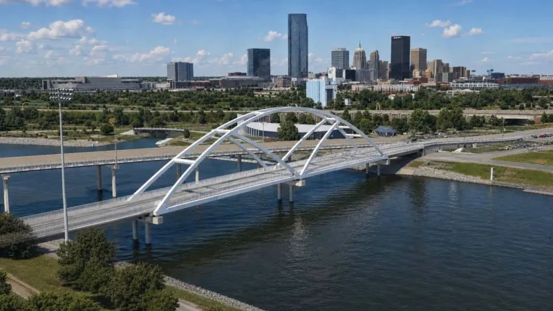 Renderings released of future pedestrian bridge over Oklahoma River
