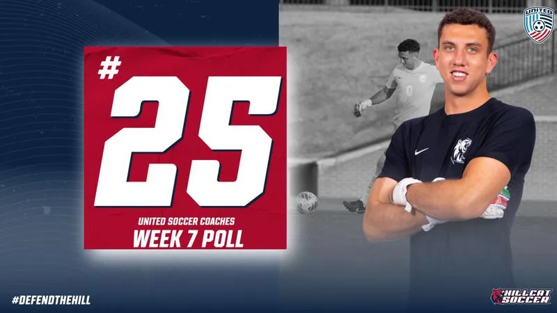 Men's Soccer Returns to USC Top 25 Poll at No. 25