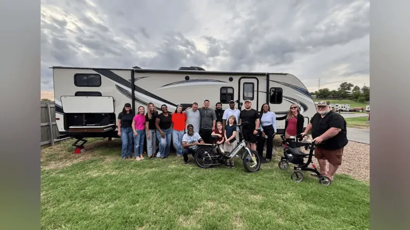 After 8 years on the street, Tulsa man gets a trailer and a front door to call home