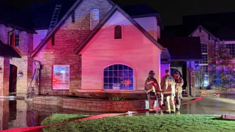 Lightning strike to blame for causing metro house fire
