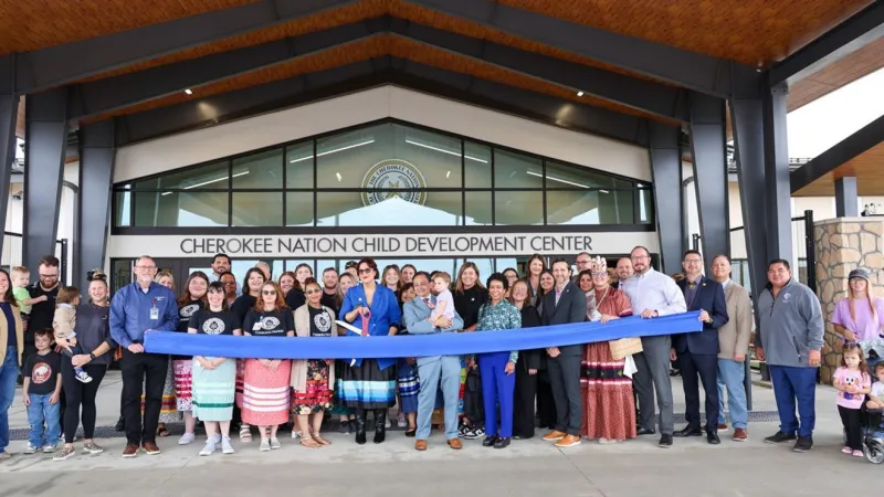 Cherokee Nation opens 33,600-square-foot child development center in Catoosa