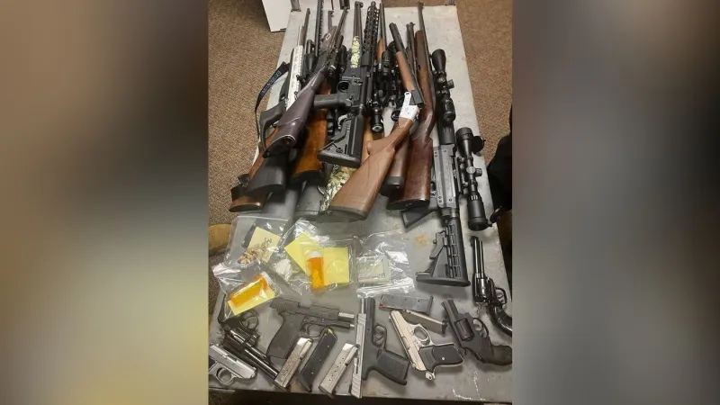Enid police arrest two after search warrant turns up guns and various drugs