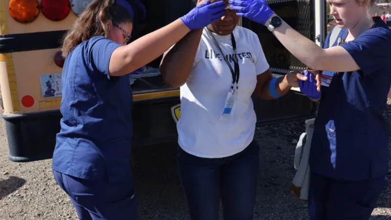 Rogers County agencies team with RSU for large-scale mock mass-casualty exercise