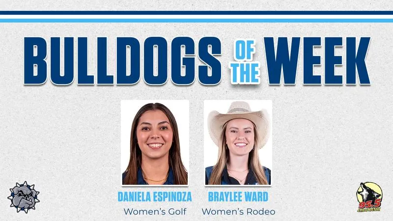 Espinoza, Ward collect Bulldog of the Week Honors