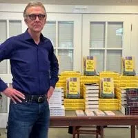 Author discusses new novel set in 2045, decision to open with terrorist attacks in Oklahoma
