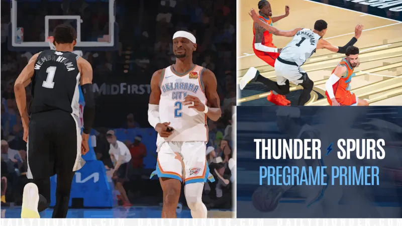 Pregame Primer: Thunder (0--0) @ Spurs (0--0)