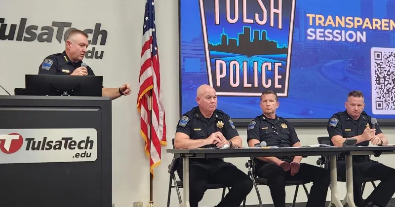 Tulsa police leaders explain ALPR tech uses, limitations in public transparency session