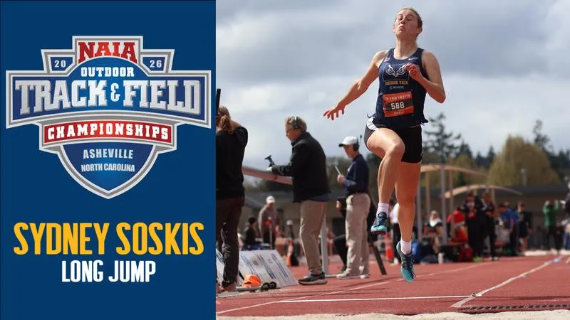 Soskis Places 19th in Long Jump at NAIA Championships