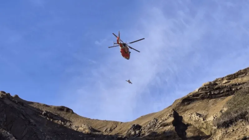 Woman rescued by Coast Guard after falling off cliff at God's Thumb