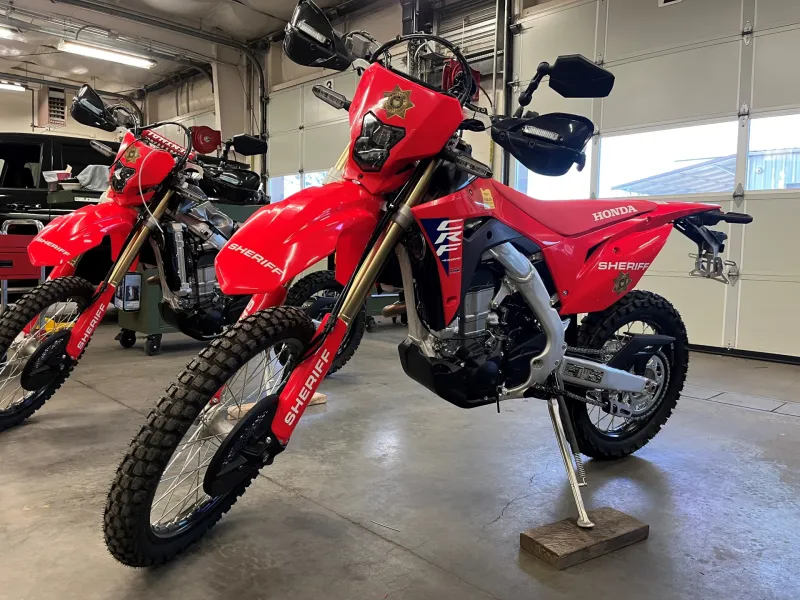 Sheriff's Office Dual-Sport Hondas