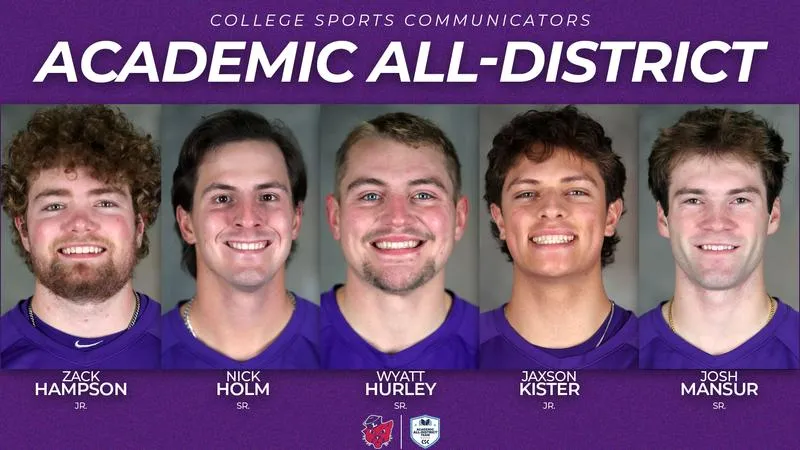 Baseball earns five CSC Academic All-District honors