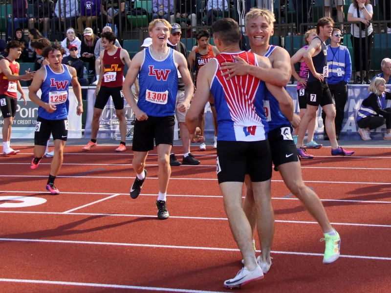 'Hard work' pays off in state track titles for Warriors
