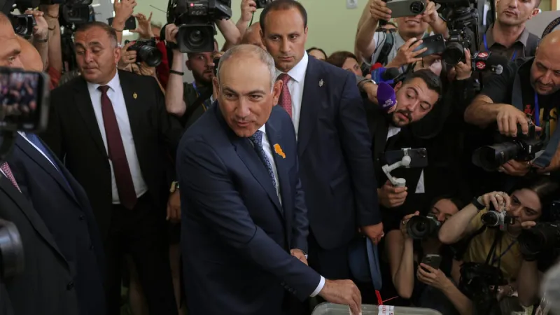 Armenians vote in general election watched closely by Russia and the West