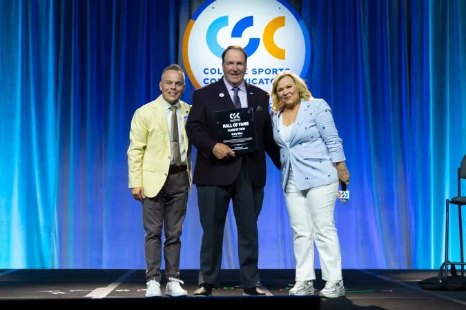 Kelly Bird enshrined in College Sports Communicators Hall of Fame