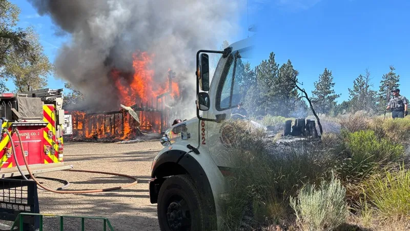 Bend Fire crews battle 2 fires in 2 hours, highlighting extreme fire danger
