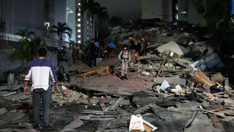 Back-to-back powerful earthquakes slam Venezuela, collapsing buildings in the capital of Caracas