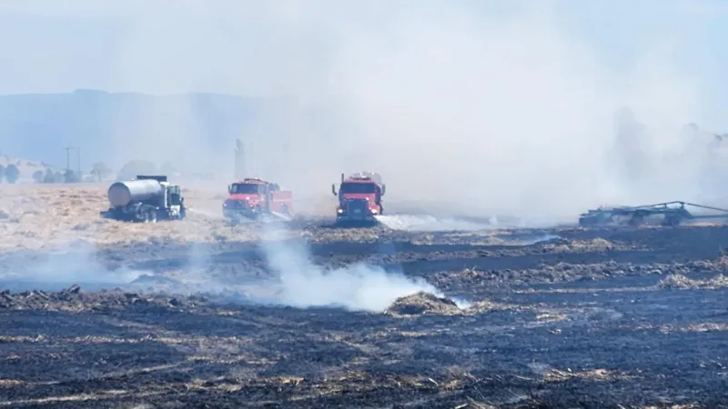 Three fires burn 54 acres in 24 hours near Lebanon