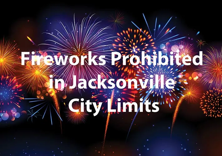A REMINDER FROM THE FIRE CHIEF: FIREWORKS ARE ILLEGAL