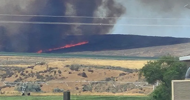 UPDATE: Fire north of Ontario reaches 2K acres, prompts Be Ready evacuation notice