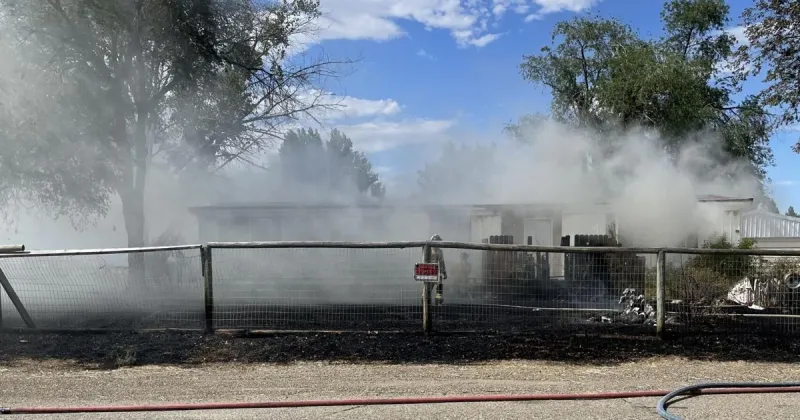 Vacant residence destroyed in vegetation fire north of Ontario